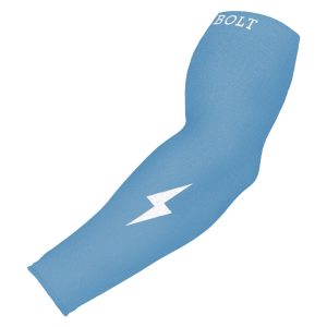BRUCE BOLT Graduated Compression Premium Arm Sleeve - BABY BLUE