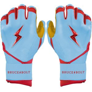 PREMIUM PRO BADER Series Long Cuff Batting Gloves - BABY BLUE