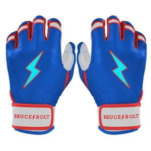 PREMIUM PRO Creator Series Short Cuff Batting Gloves - Outman Blue/Glow